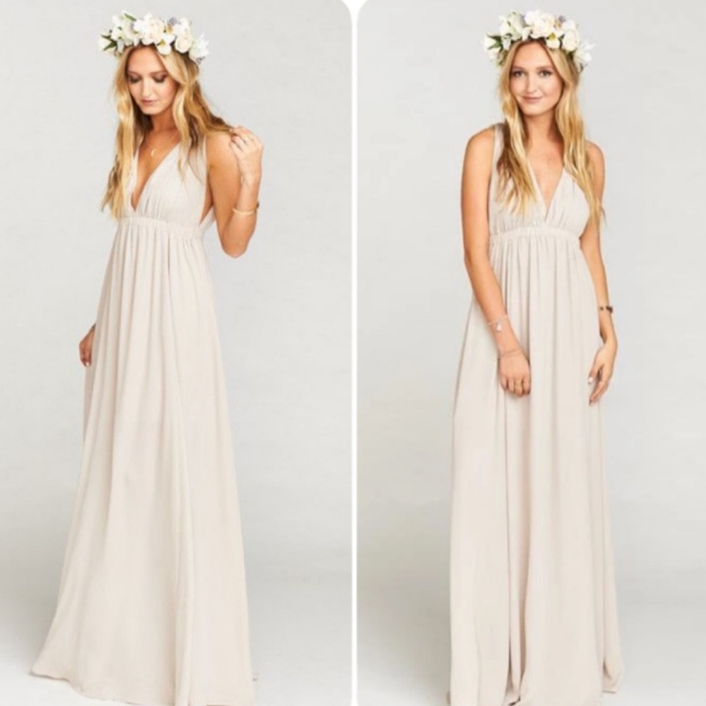 Show Me Your MuMu Cream Wedding Dress
